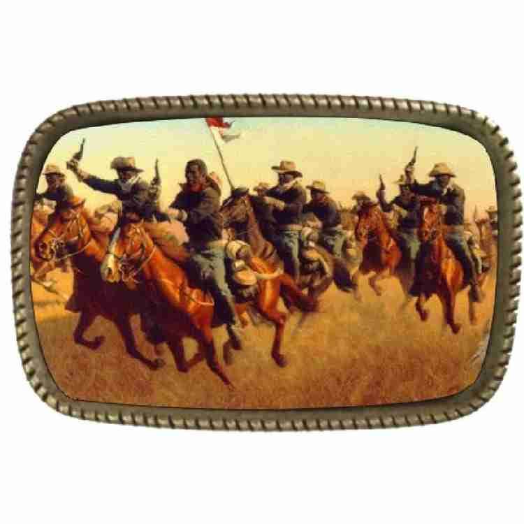 buffalo soldier belt buckle