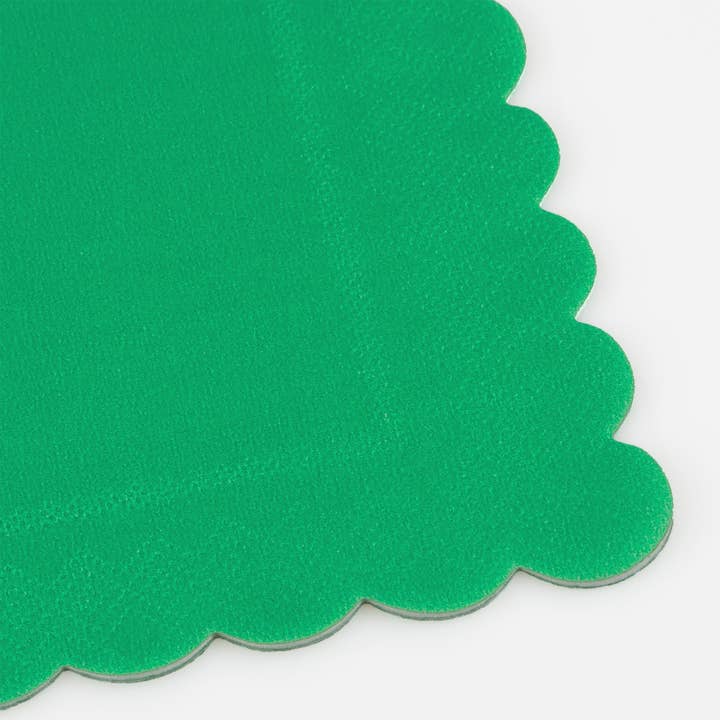Meri Meri – wholesale Disposable napkin – Fir Tree Green Small Napkins1