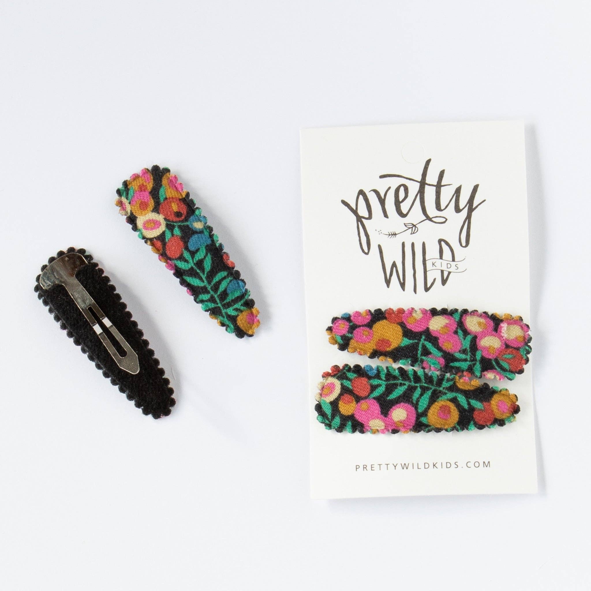 Pretty Wild - Wholesale Hair clip – Women’s - Polly Twin Snaps Cranberry0