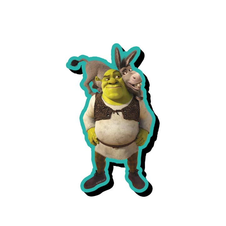 Shrek & Donkey Funky Chunky Magnet for wholesale by AQUARIUS, GAMAGO, ICUP, & ROCK SAWS by NMR Brands