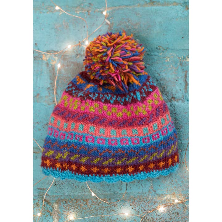 Namaste - Wholesale Beanie - Women's - Crochet Trim Zara Bobble Hat