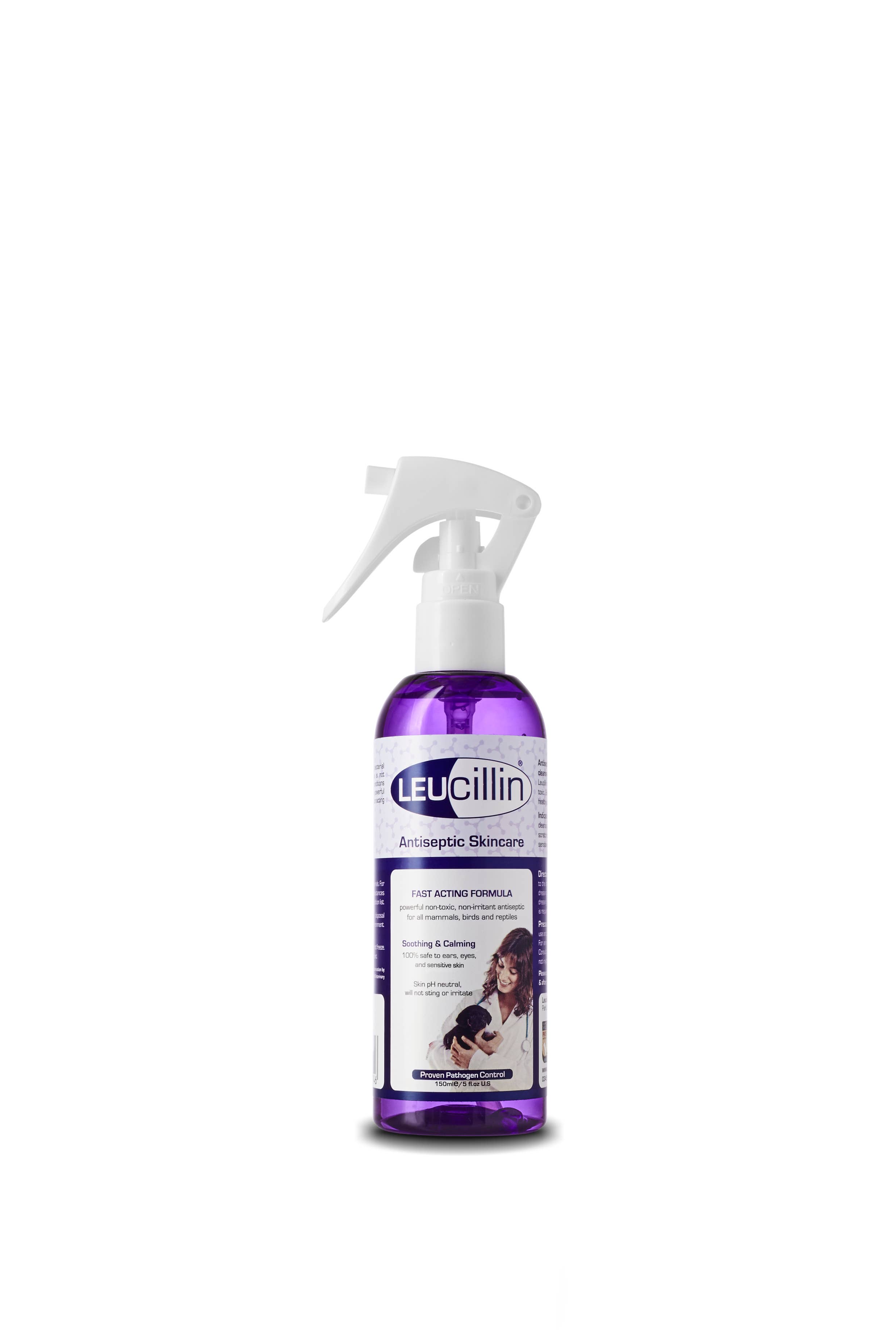 Leucillin – wholesale Pet spray – Cat/dog – Leucillin Pet Antiseptic Spray Retail Starter Pack2
