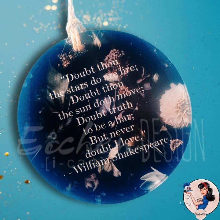 Ornament Tvivla Aldrig Kärlek Shakespeare Blommig för wholesale av Eichendesign