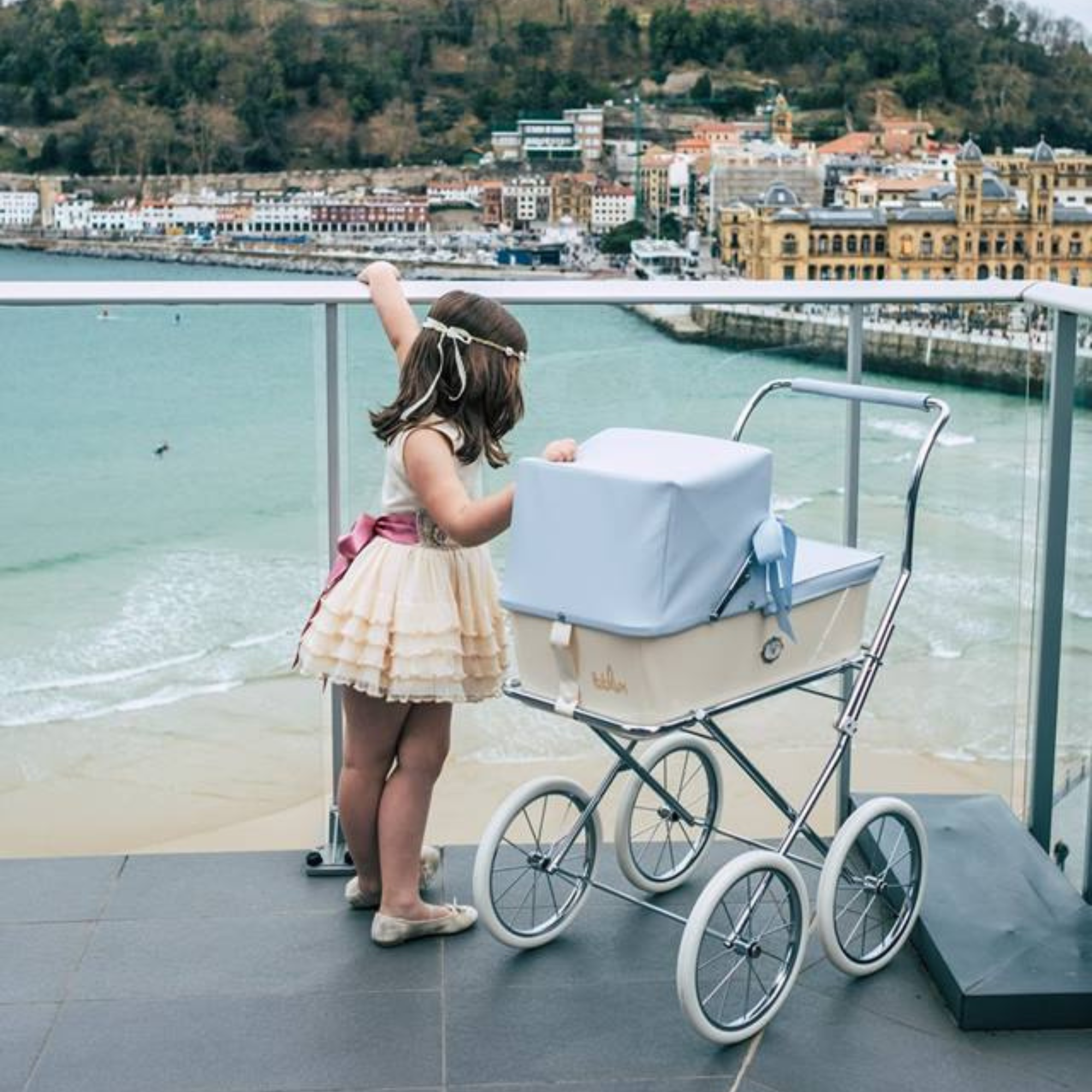 Maria & Jesus - Wholesale Doll Stroller - Kids - Sweet Car + Napa Bag - Customizable Color, Size, and with Your Name!18