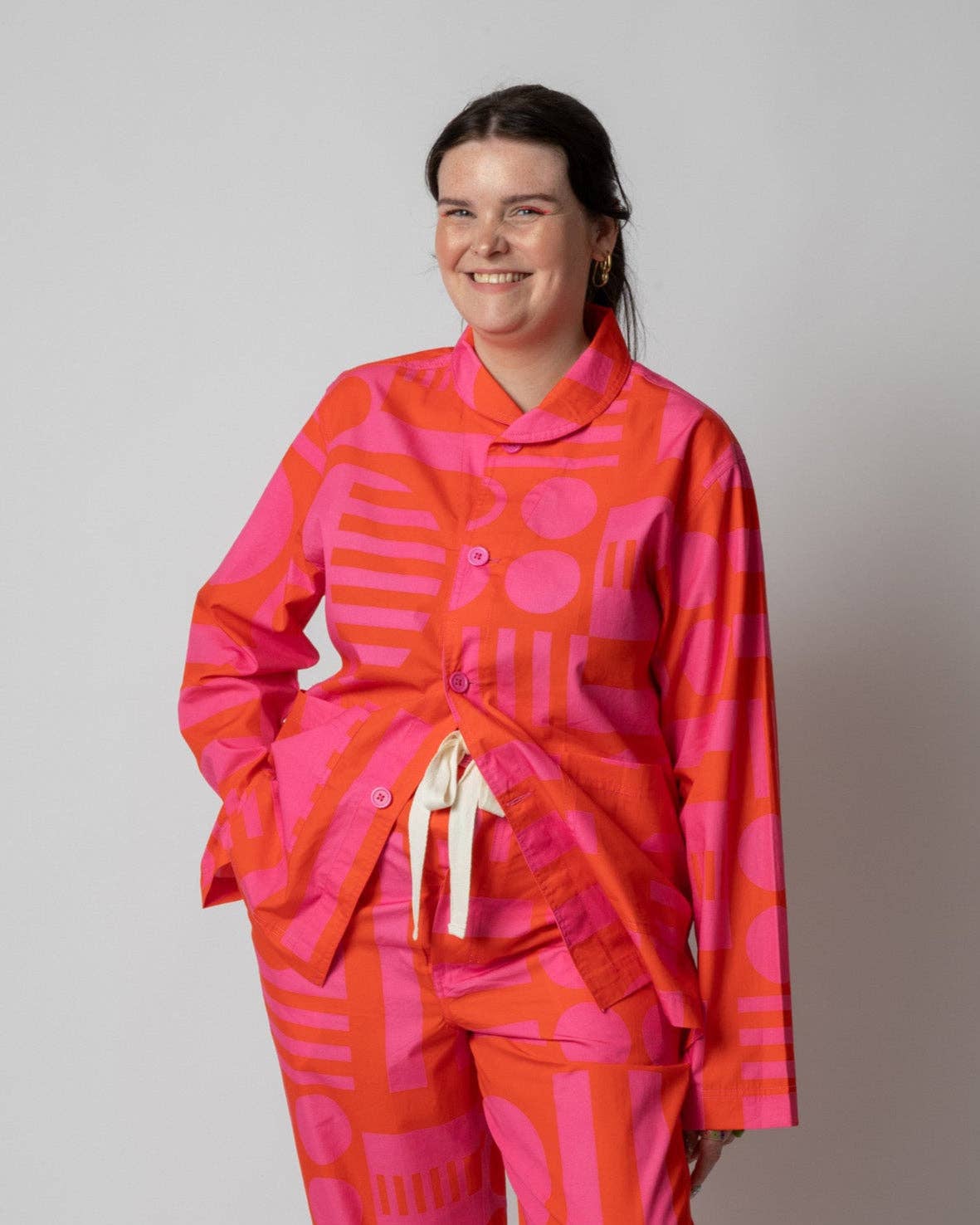 Irregular Sleep Pattern – wholesale Pants – Women's – Paradox High Waisted Trousers in Hot Pink3