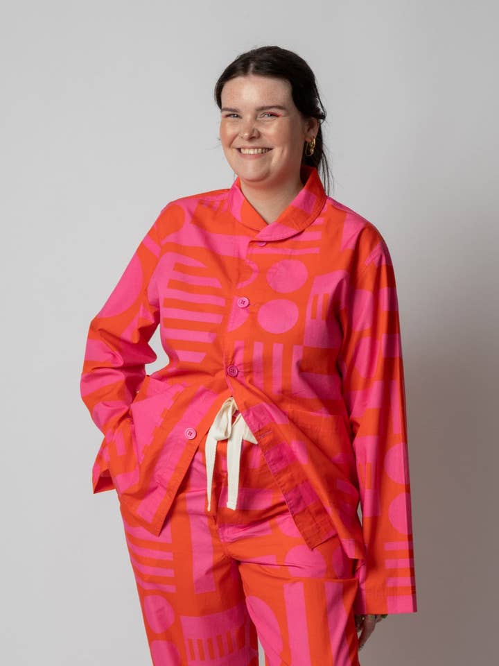 Irregular Sleep Pattern – wholesale Pants – Women's – Paradox High Waisted Trousers in Hot Pink3