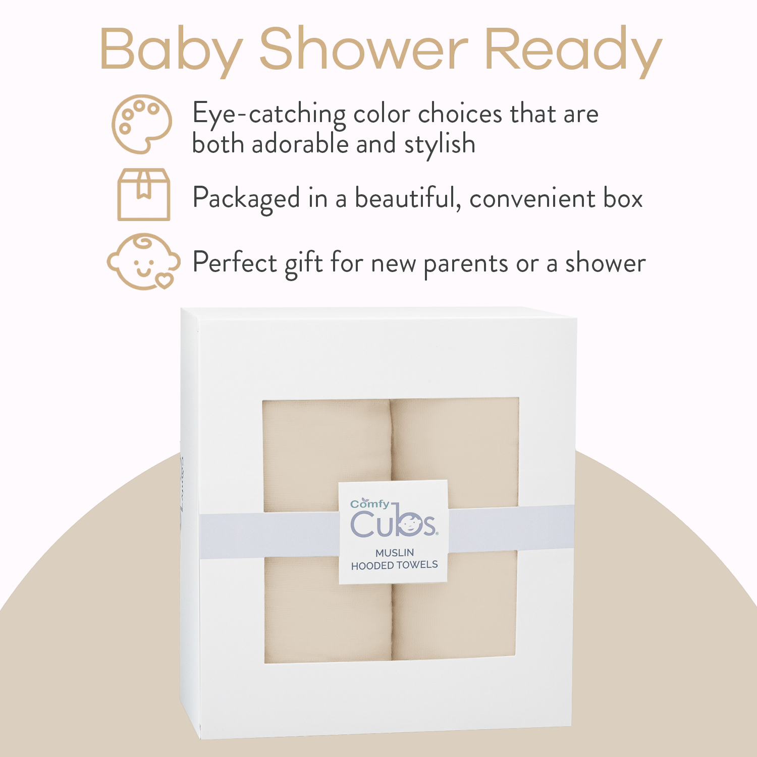 Comfy Cubs - Wholesale Hooded Towel - Kids & Baby - Baby Hooded 9 Layer Muslin Cotton Towel for Kids52