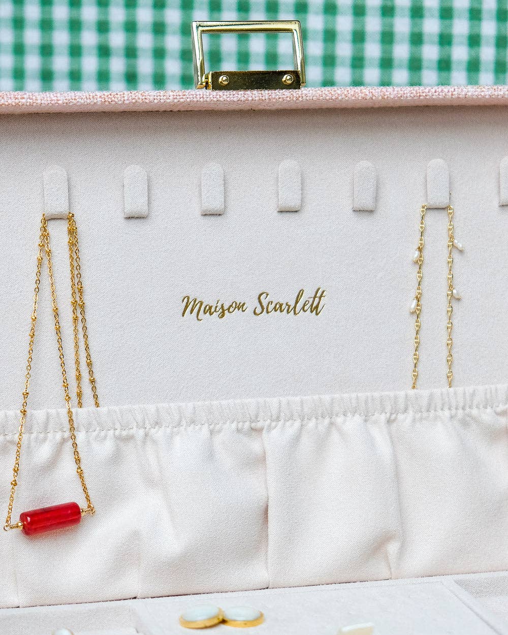 Maison Scarlett – wholesale Jewellery box/organiser – Denise linen jewelry box9
