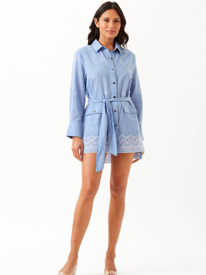 Elena Dress - White for wholesale by Amita Naithani