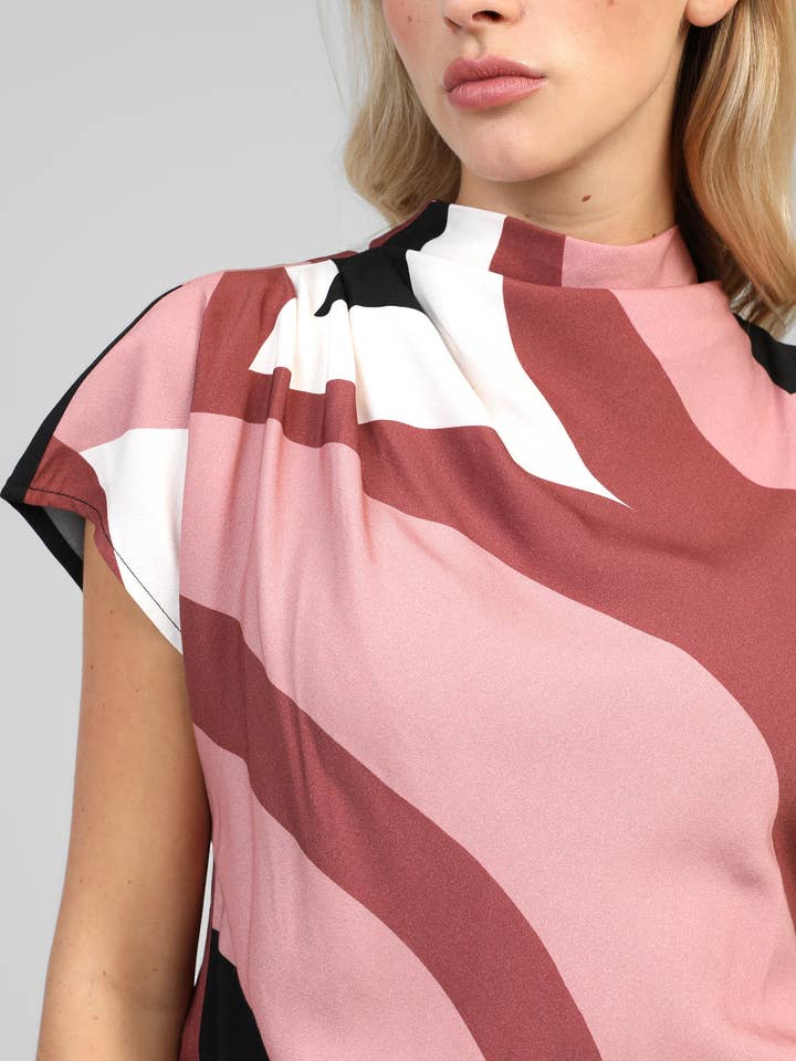 An'ge - Wholesale Blouse - Women's - KINZY blouse galimo pink2