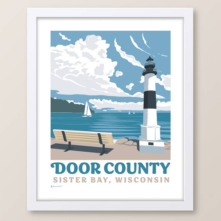 Door County Sister Bay - Wisconsin Print for wholesale by Bozz Prints