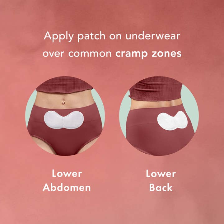 Rael - Wholesale Heating Pad - Rael Heating Patch for Menstrual Cramps with Extra Coverage1