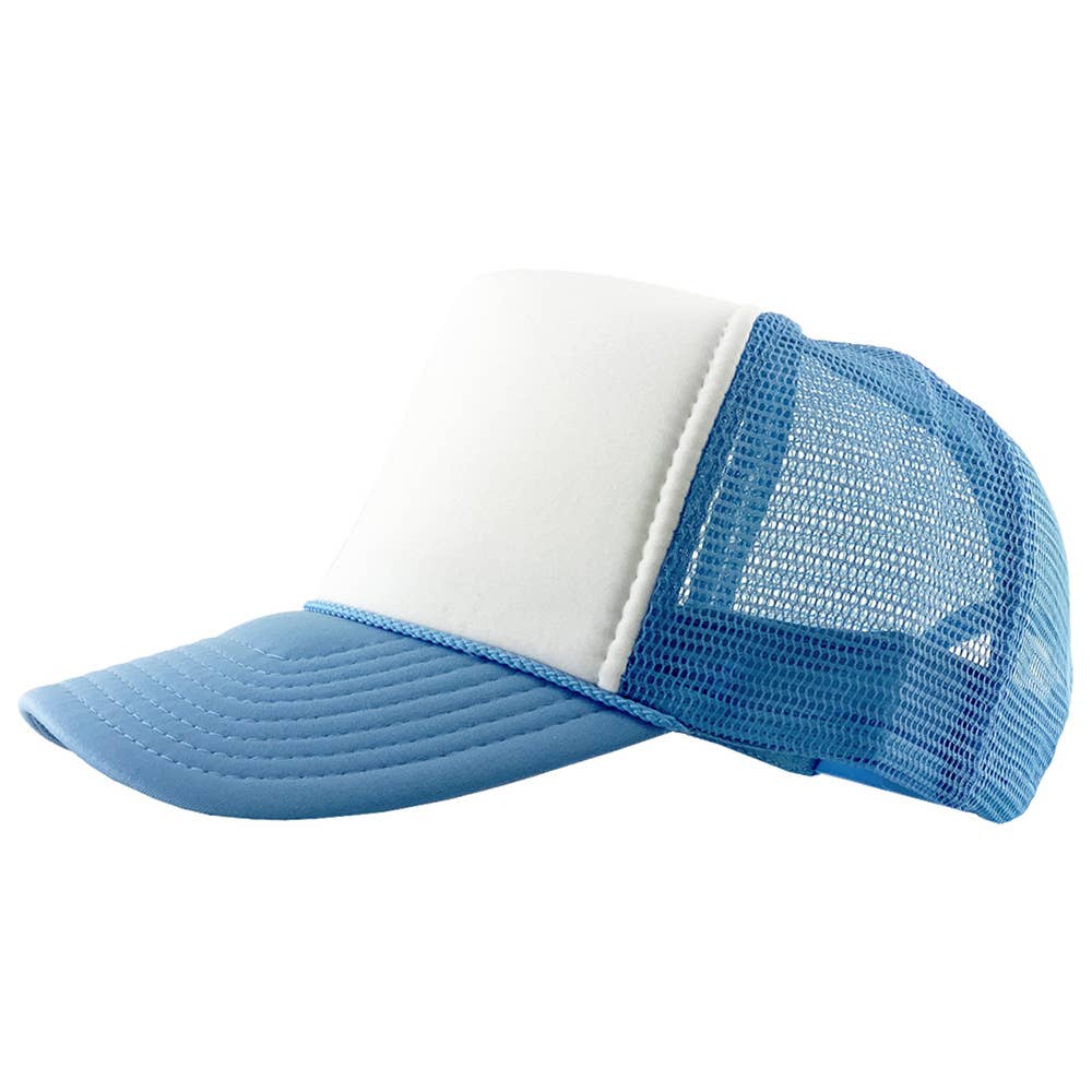 Sensibling Corp. - Wholesale Truckerpet - Dames - Effen tweekleurige truckerpet met mesh achterkant29