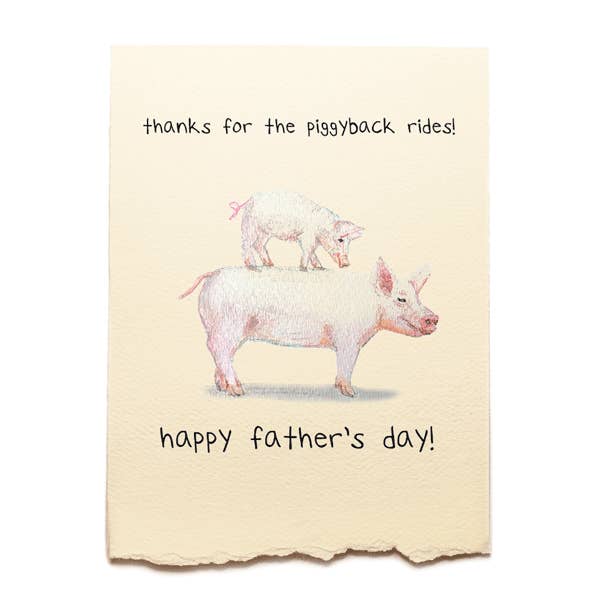 Holidays, Father's Day - Piggyback Rides for wholesale by Piccola Arte