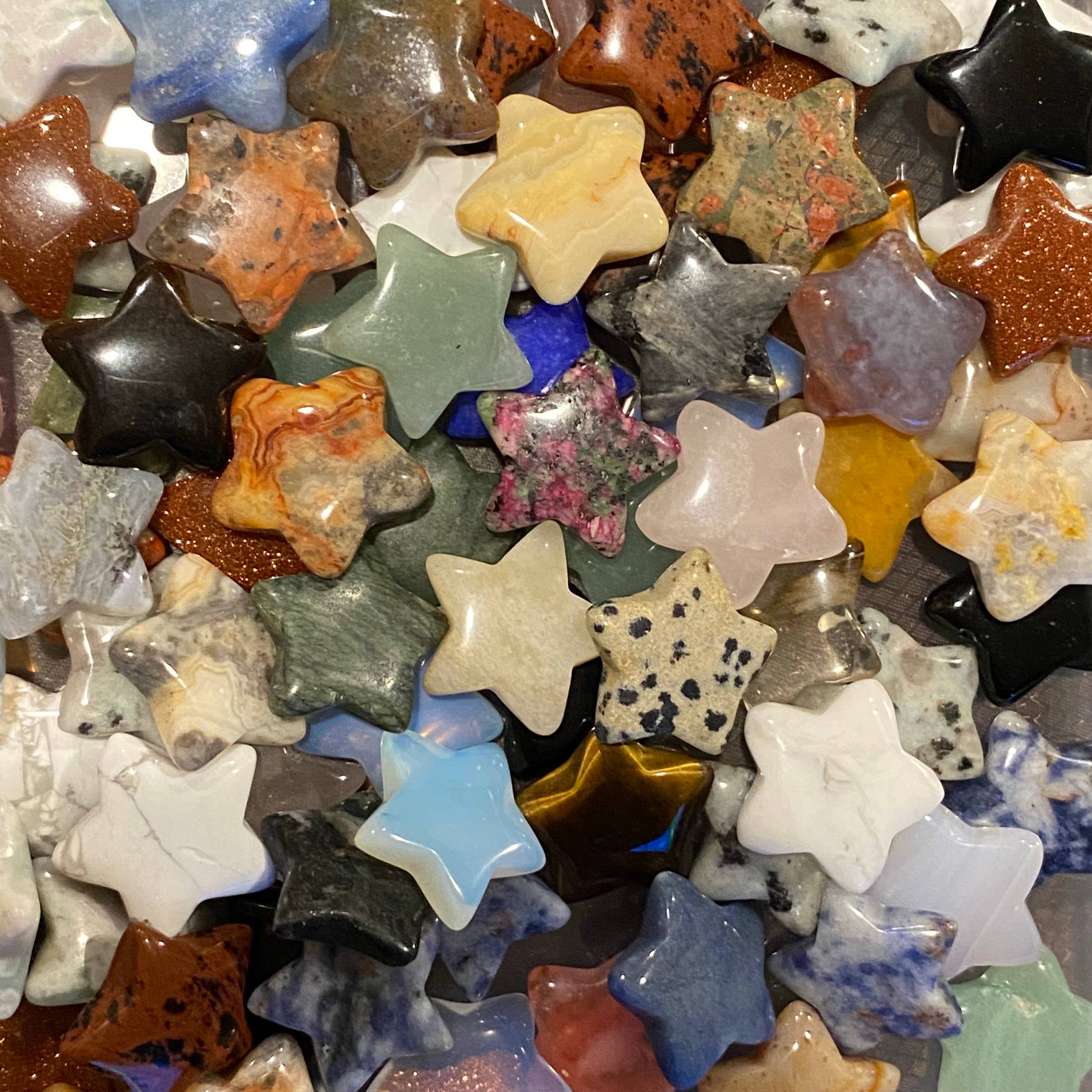 Wax Apothecary - Wholesale Spiritual Stone/Crystal - ⭐️ Crystal Mini Star Stone Assortment ⭐️10