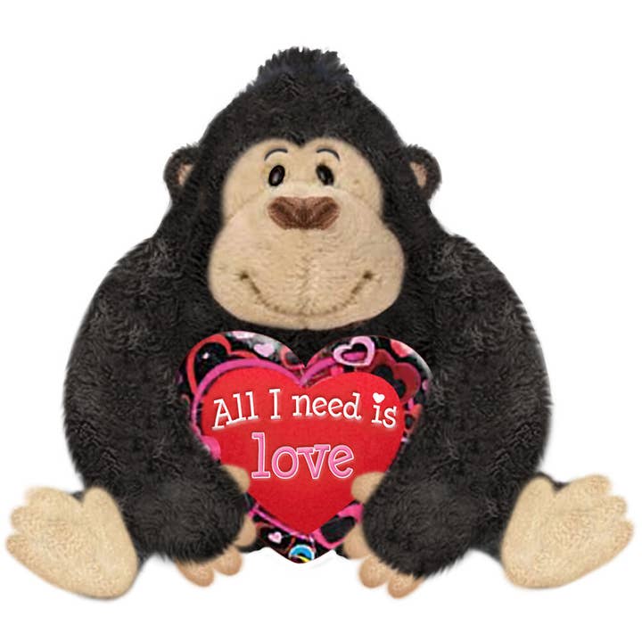 15" Sitting Lovin Lonnie - Can Slide Over Vase for wholesale by First & Main