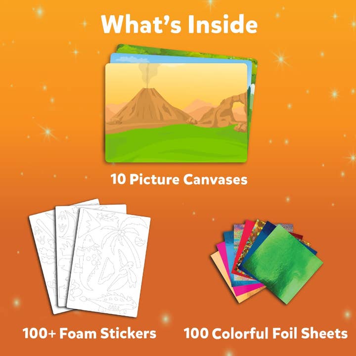 Skillmatics - Wholesale Art Set - Kids & Baby - Skillmatics - Foil Fun - Dinosaurs No Mess Art for Kids3