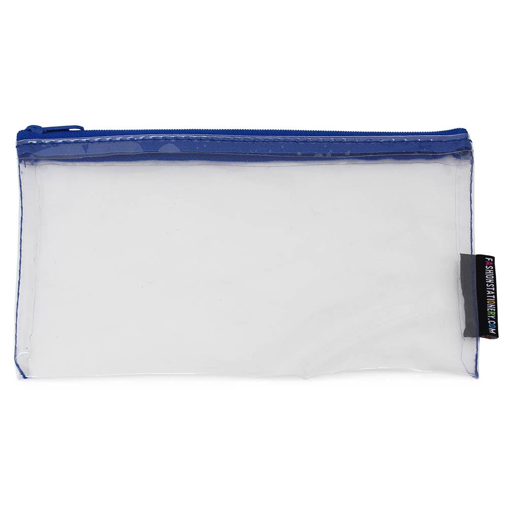Powell Creative Products Ltd – wholesale Pencil case/pouch – Clear Small Exam Pencil Case Flat See Through Back To School5