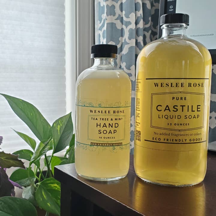 Liquid Castile Soap for wholesale by Weslee Rose