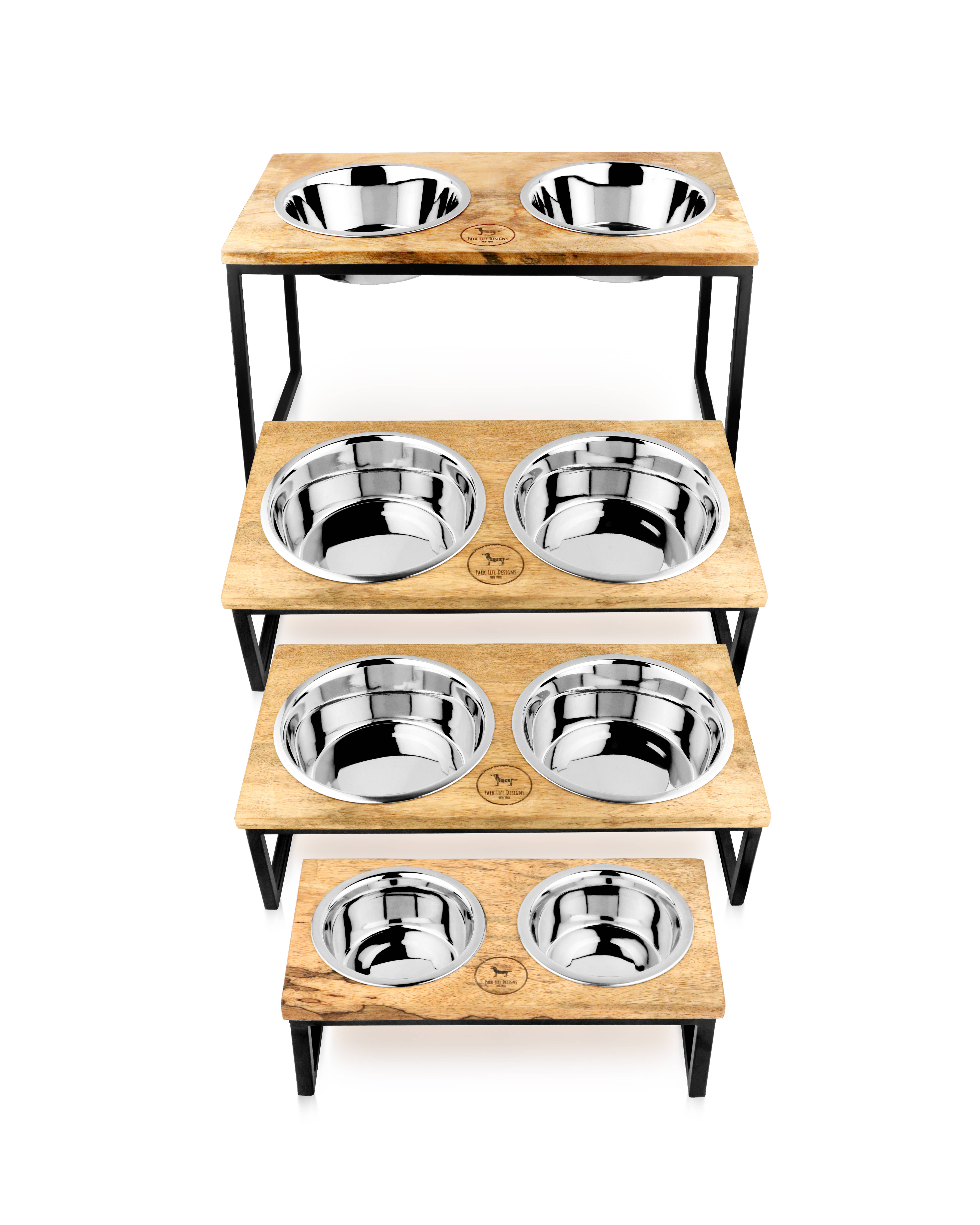 Park Life Designs – tigela - Gato e cão por atacado – Conjunto de Tigelas Elevadas para Animais Hearth and Haven - Design Moderno12