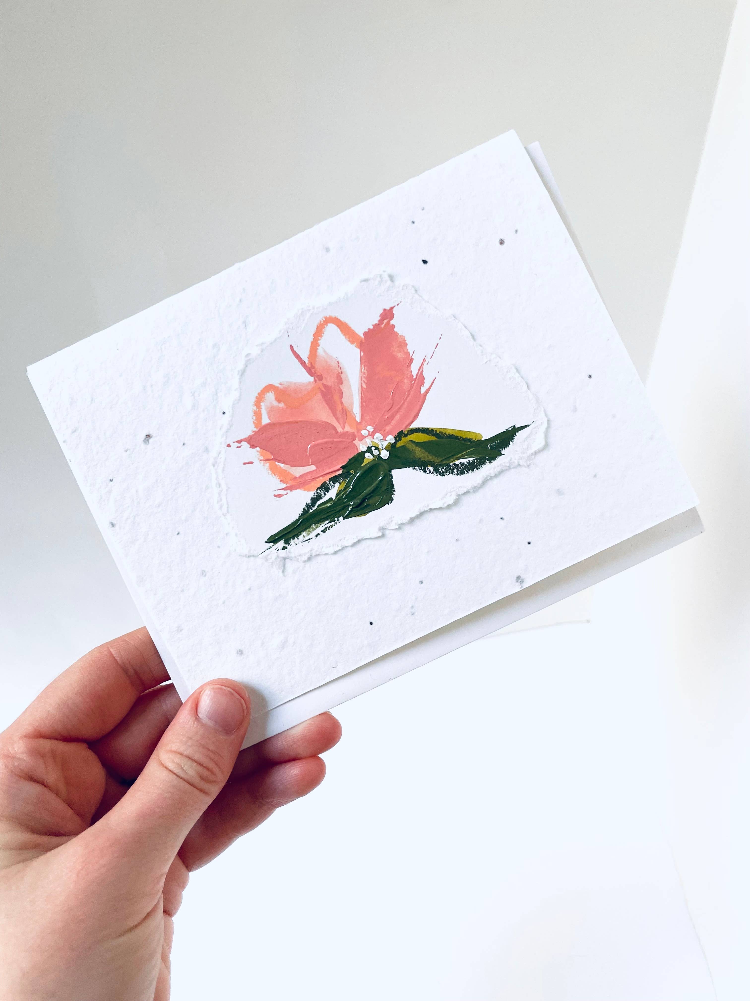 Atelier By Cat - Vendita all'ingrosso Biglietti di auguri generici - Biglietti di carta seminabile dipinti a mano, ecologici piantabili16