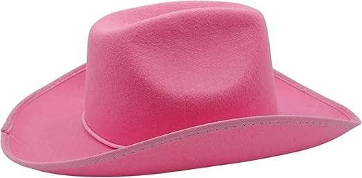 4E's Novelty - Wholesale Cowboy Hat - Women's - 4E's Novelty Cowboy Hat for Women & Men, Felt Cowgirl Hat for Adults, Western Party Dress Up Accessories (Pink)3