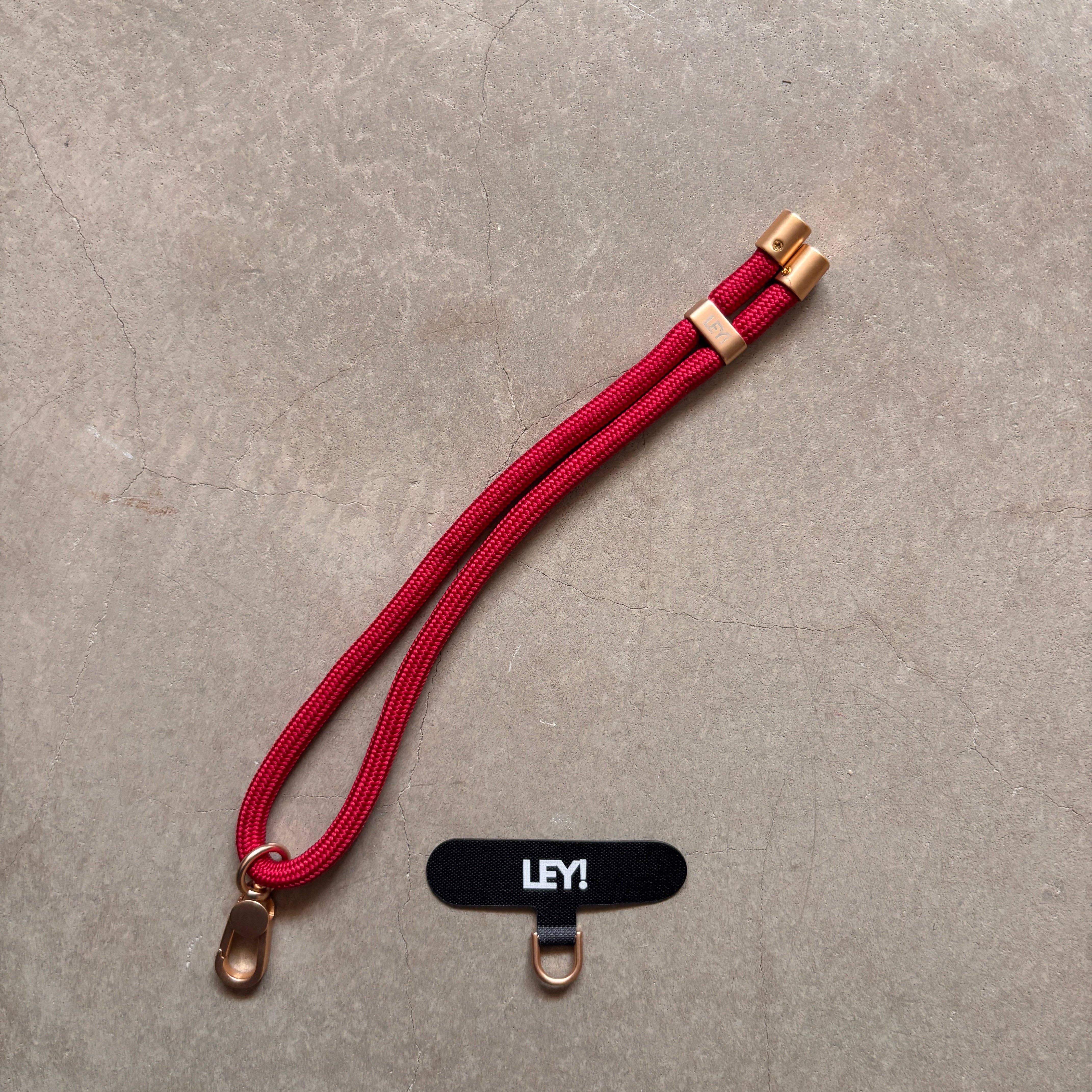 LEY! – Porta-chaves - Unissexo por atacado – LEY! Porta-chaves - Vermelho