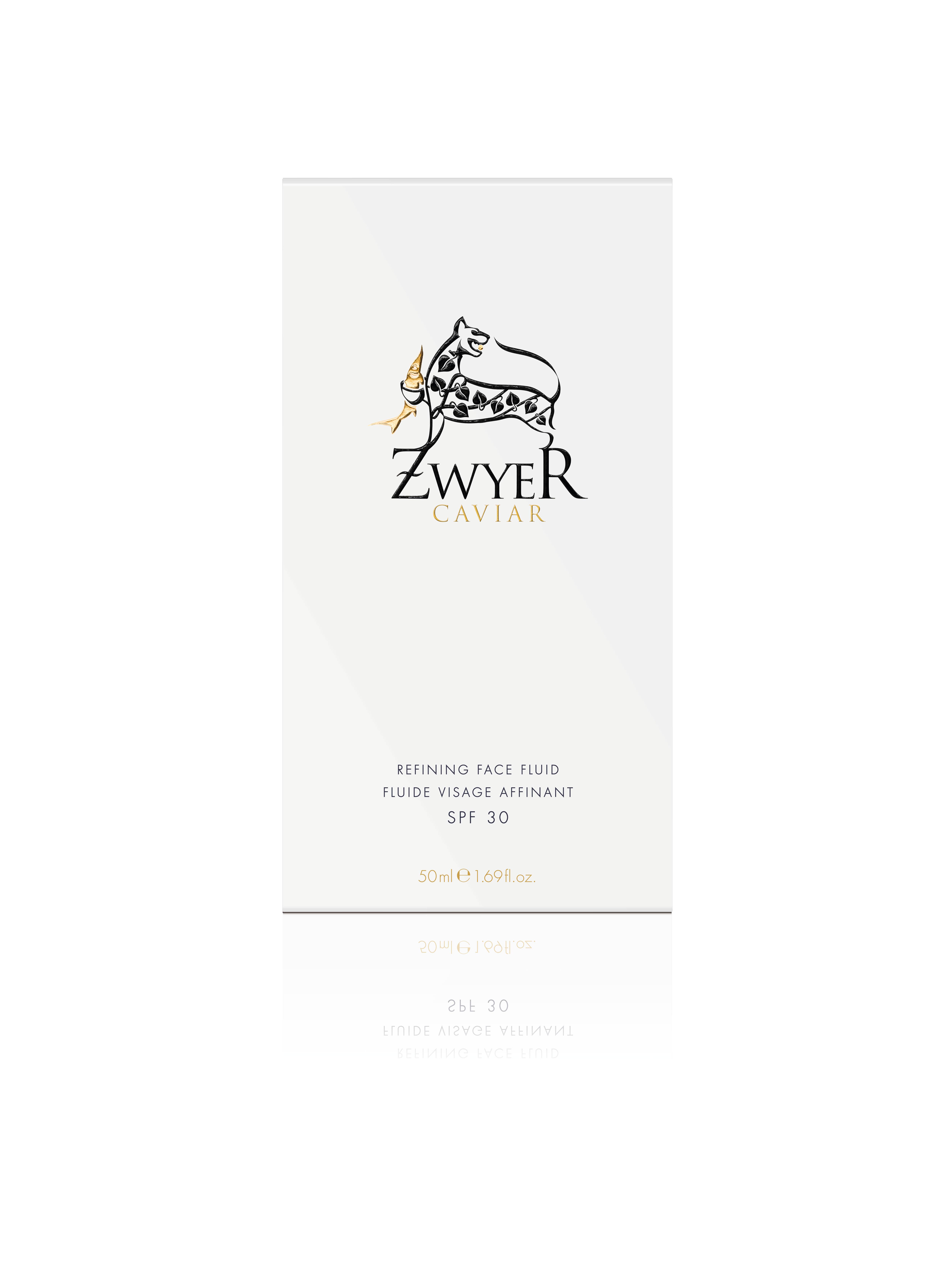 Zwyer Caviar Skincare – Großhandel Feuchtigkeitscremes mit LSF – ZWYER KAVIARVERFEINERNDES GESICHTSFLUID SPF302