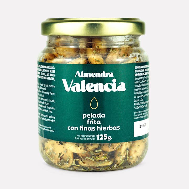 Don Gastronom. Valencia Almond, Blanched, Fried w Fine Herbs for wholesale by meDINEterranean