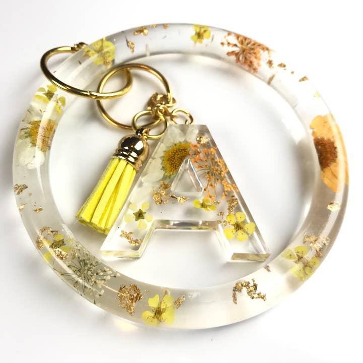 Vit solros nyckelring armband Set för wholesale av Shop Drip Express