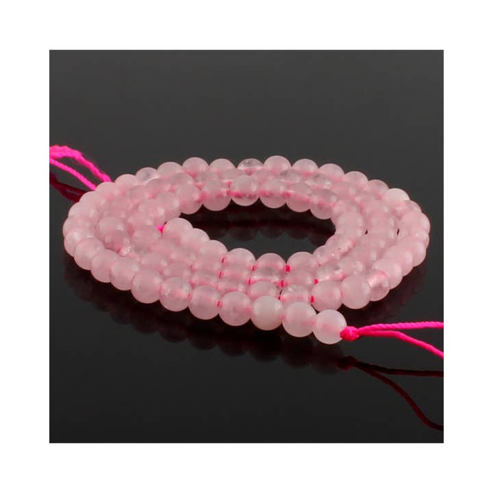 UniArt - Wholesale Beads - Rose Quartz in Spherical Beads3