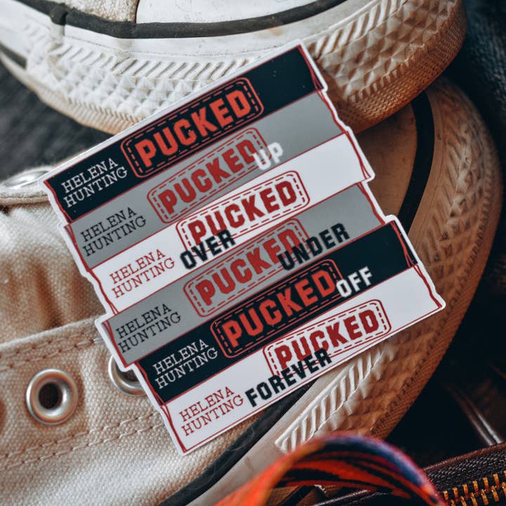 PUCKED Series Book Stack for wholesale by Nerdy Beavers Den