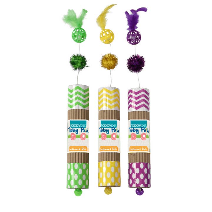 Tabby Patch Kartongrulle för wholesale av Happy Pet Products Ltd