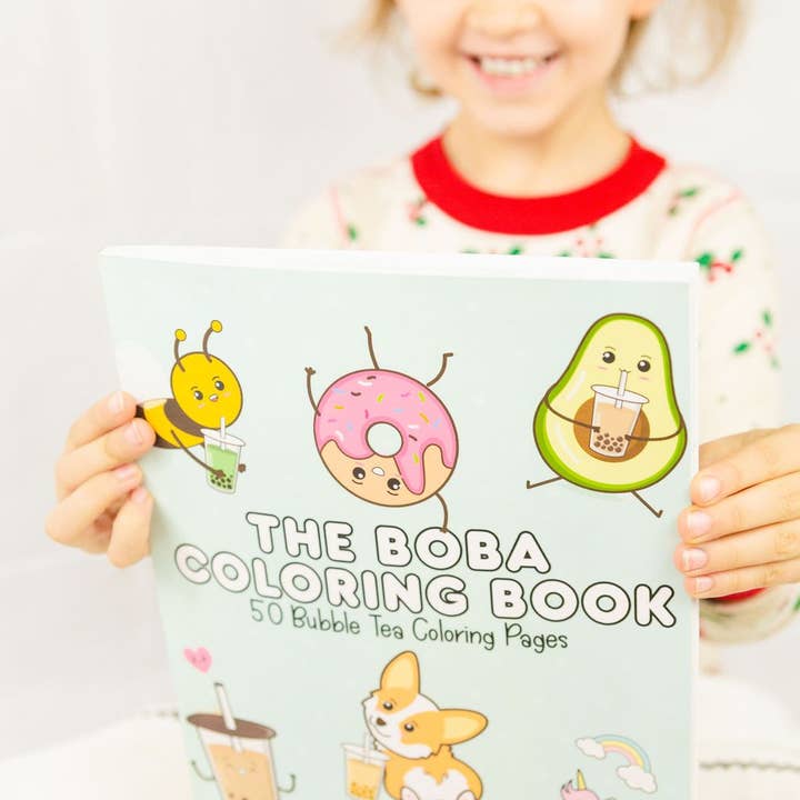 Bitsy Boba - Wholesale Coloring & Activity Book - Kids & Baby - The Boba Coloring Book: 50 Bubble Tea Illustrations6