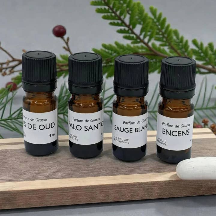 Pérolas de Cera Purificação – Velas Naturais Palo Santo & Sálvia Branca por atacado de LA BOUGIE HERBIVORE