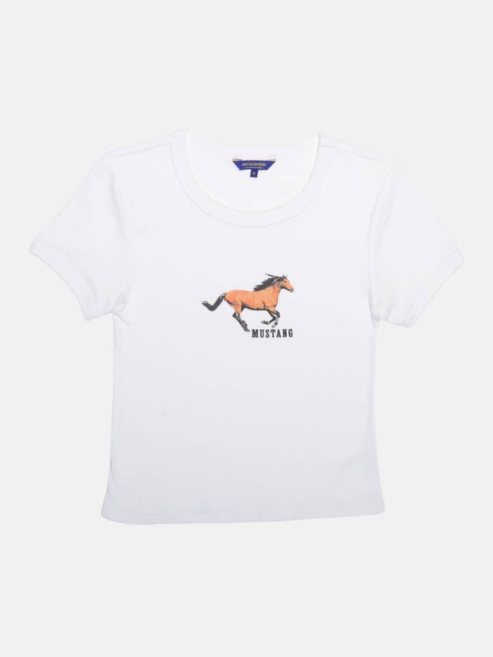 Horses Graphic Baby T-shirt for engroshandel hos Coney Island Picnic