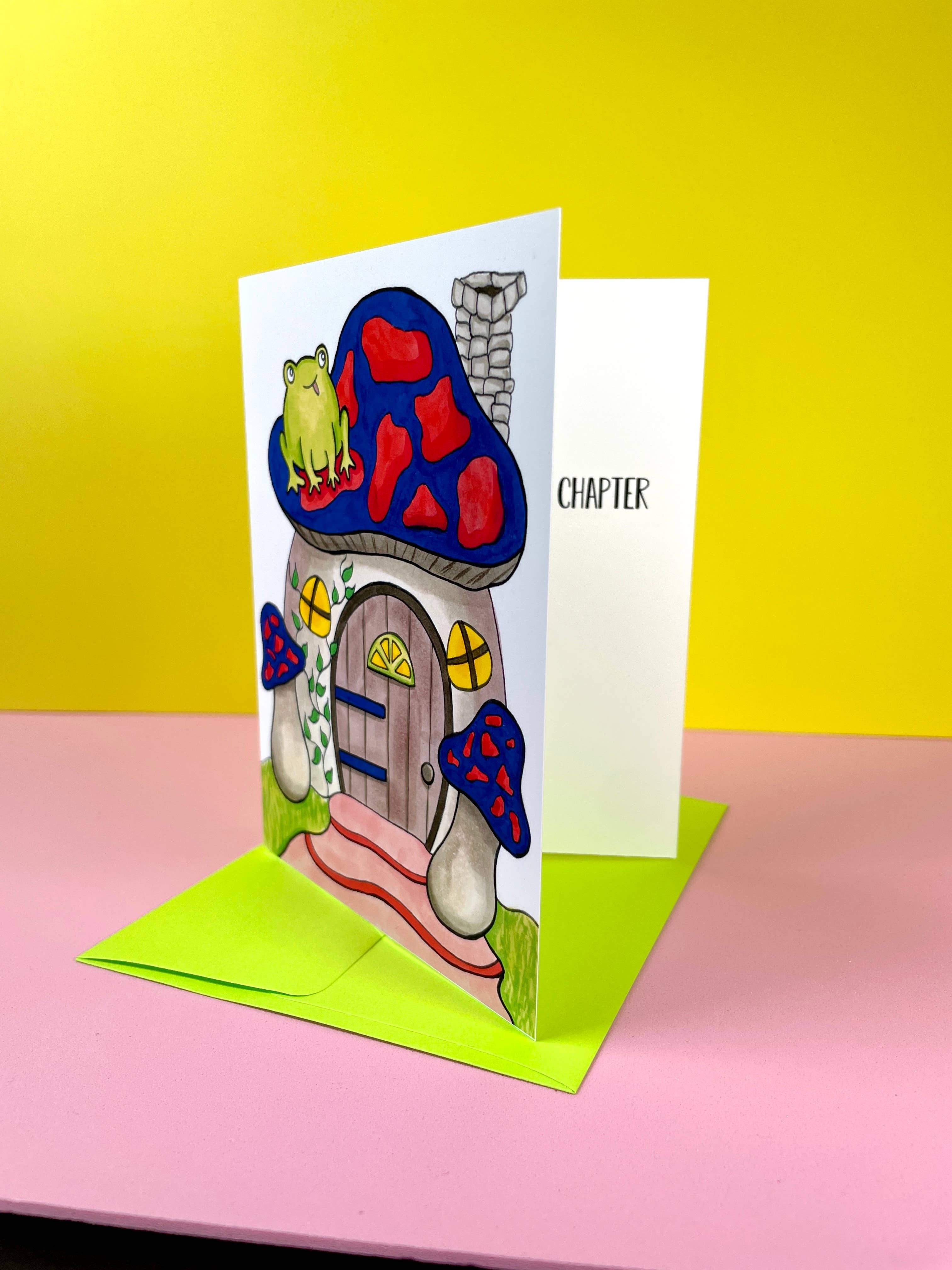 quirky burp illustrations - Wholesale Housewarming Card - Mushroom Housewarming Greeting Card3