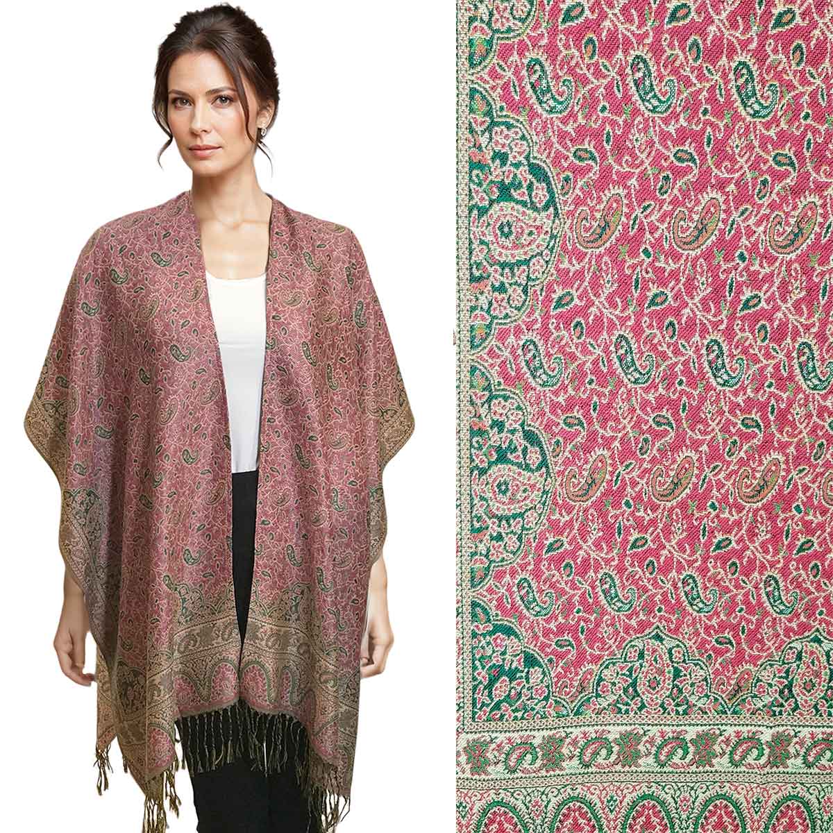 The Magic Scarf Company – Engroshandel Kappe - Dame – 1C19 - Pashmina Style Ruana-kapper0