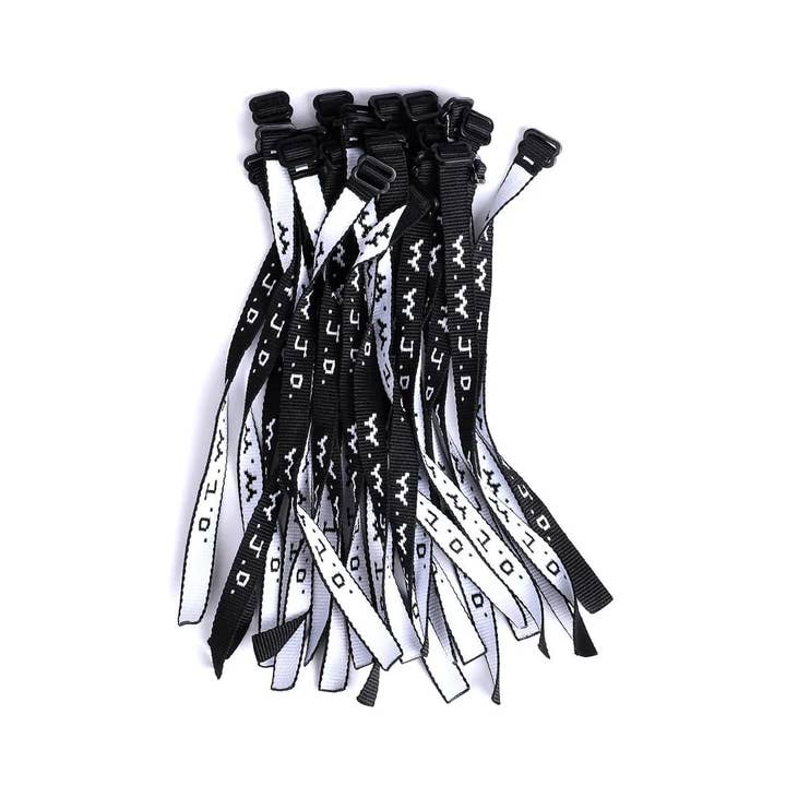 Swanson Christian Products - Wholesale Woven/Braided Bracelet - Bracelet Woven WWJD Black - Pack of 25