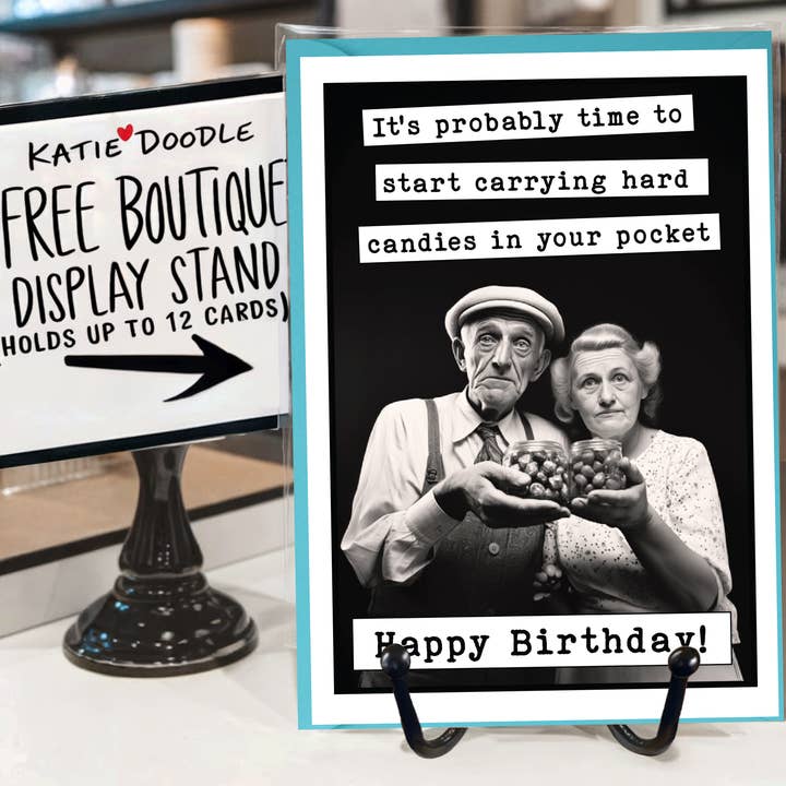 Biglietti divertenti, biglietti di compleanno unici, (in massa) - mamma, papà per la vendita all'ingrosso da parte di Katie Doodle | Boutique Greeting Cards & Birthday Gifts