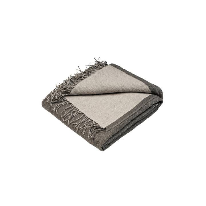Gray Cashmere & Merino Wool Blanket Verona for wholesale on Faire4