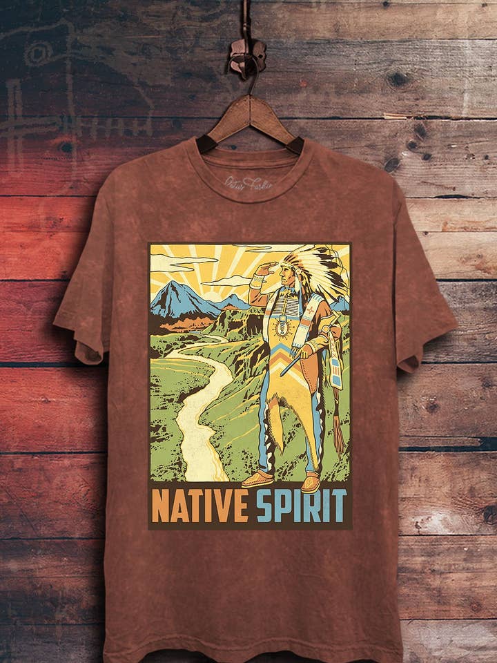 Native Spirit Graphic Top for wholesale by Lotus Fashion Collection