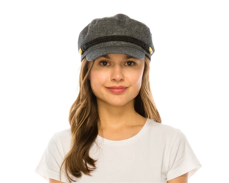 DNMC - Vente Casquette gavroche – femme - Casquette de pêcheur en denim automne-hiver pour femme2