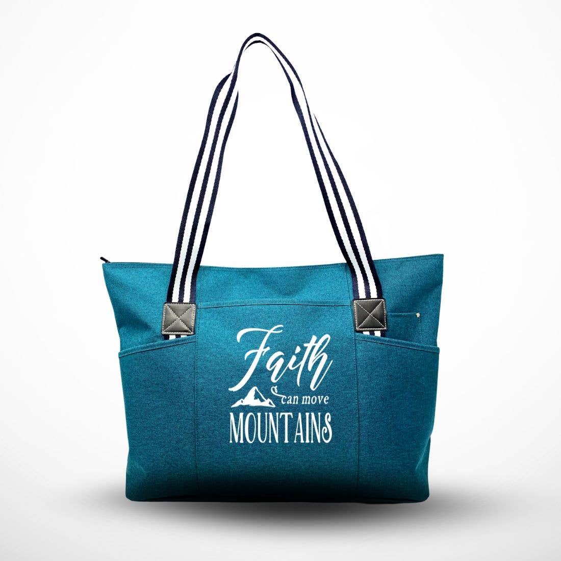 Brooke & Jess Designs - Vente Tote bag – femme - Sacs fourre-tout religieux à fermeture éclair avec poches - De nombreuses options0