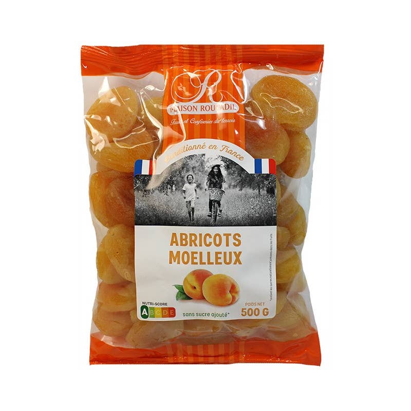 Maison Roucadil - Wholesale Dried/Dehydrated Fruit - Soft Apricots - 500g Bag
