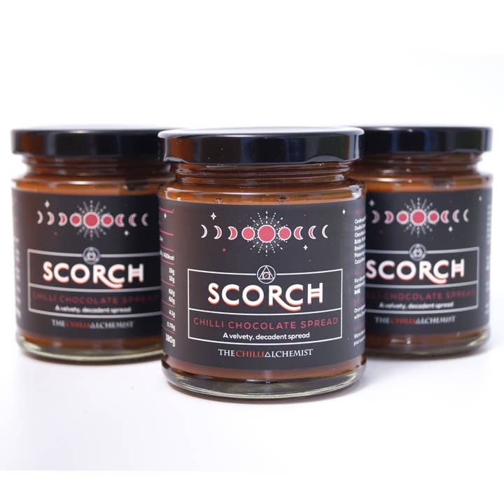 Dorset Chilli Ltd - Wholesale Hot Fudge/Chocolate Spread - Chilli Alchemist - Scorch - Chilli Chocolate Fudge