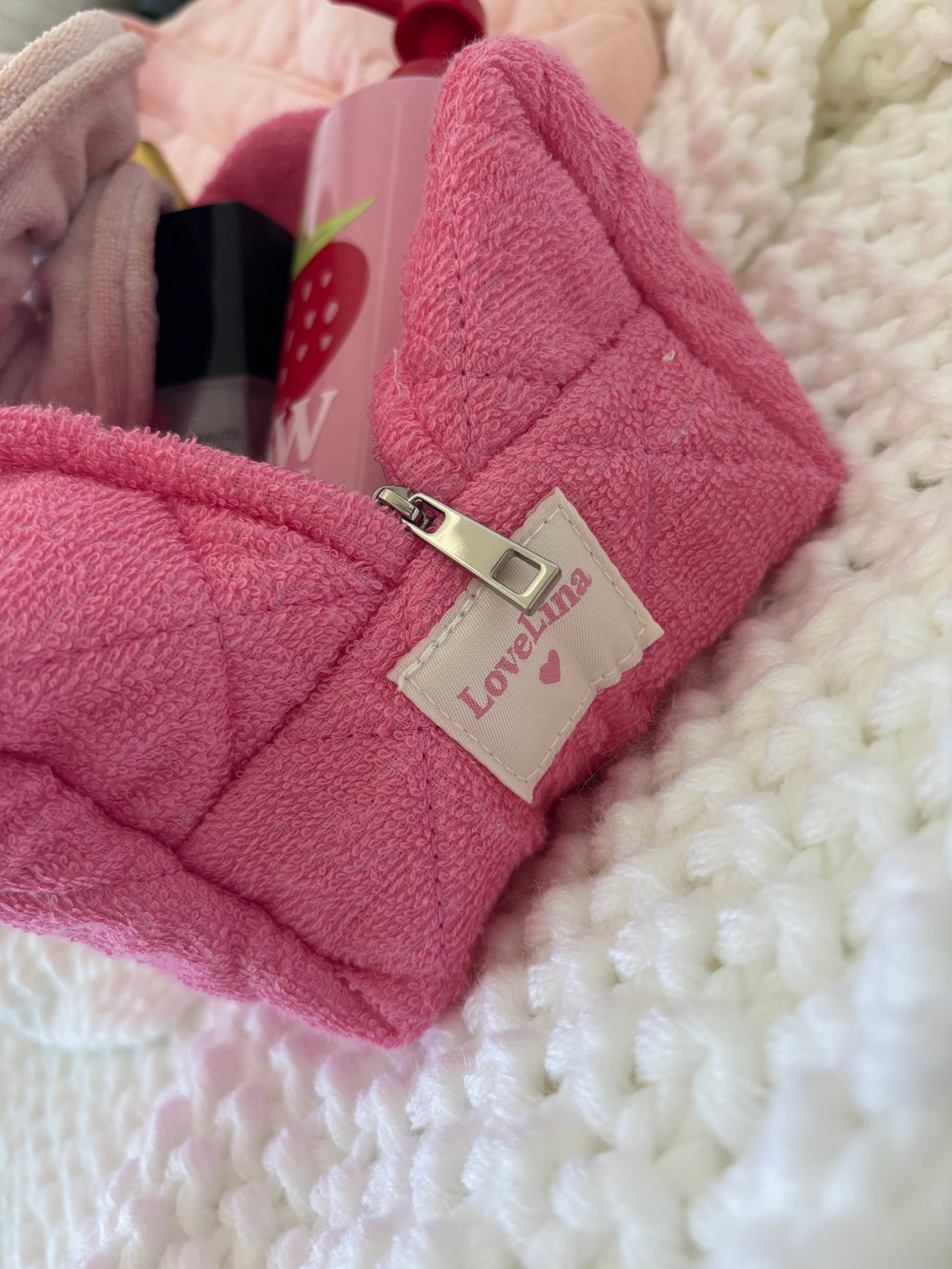 LoveLina - Wholesale Makeup/Cosmetic Bag - QUILTED MAKE UP BAG TOILETRY BAG (TERRY REG NEW)7