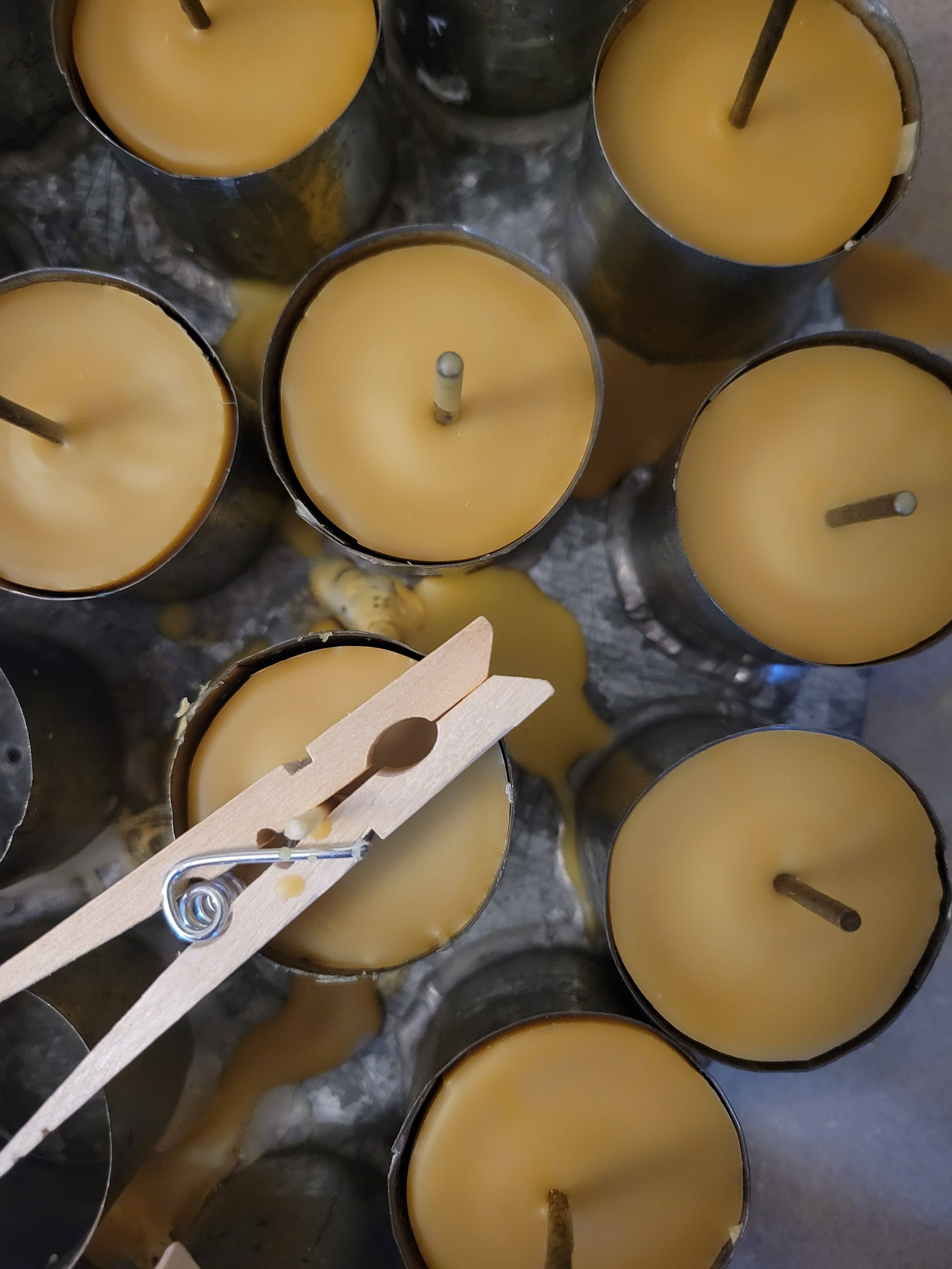 Yarrow Bone Farmstead - Wholesale Votive Candle - Beeswax Vintage Votive Candles 1