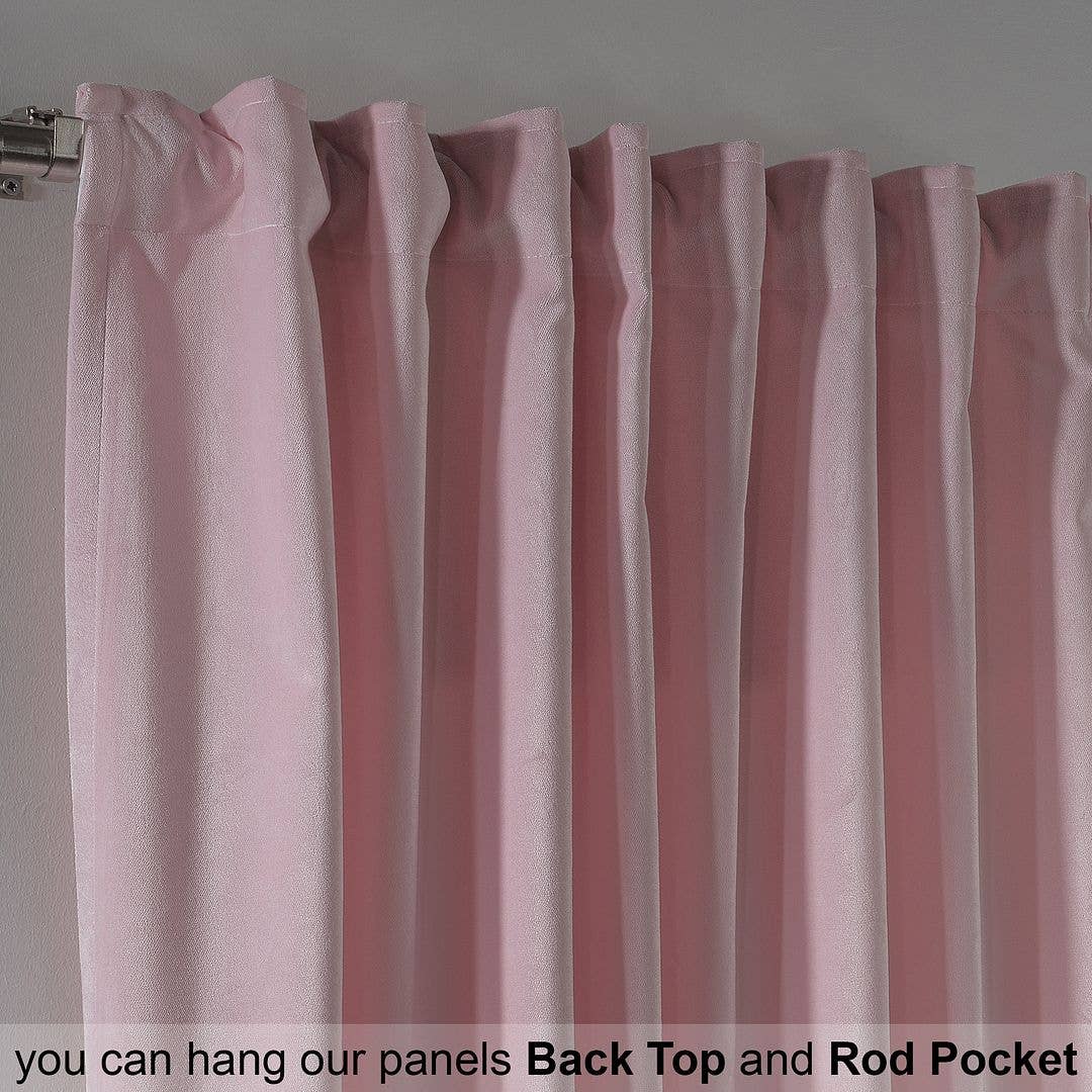 Bes Home Design – Engroshandel Gardin – 100 tommer brede og ekstra lange matterede fløjlsgardiner i specialmål59