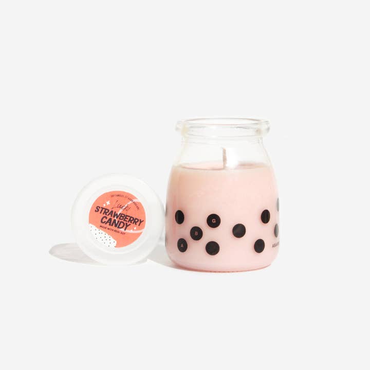 Jordbær Candy Candle for engroshandel hos Asian Boba Girl